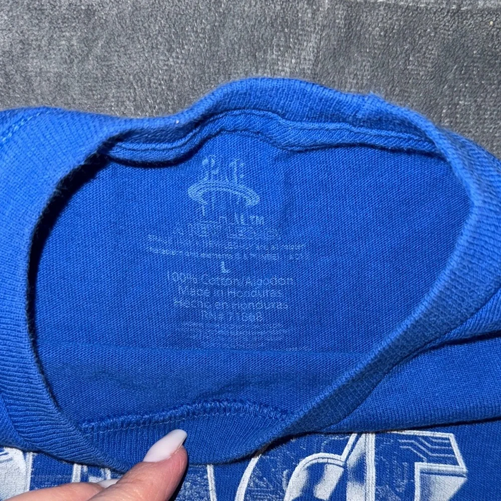 Delta Royal Blue Cotton T-Shirt